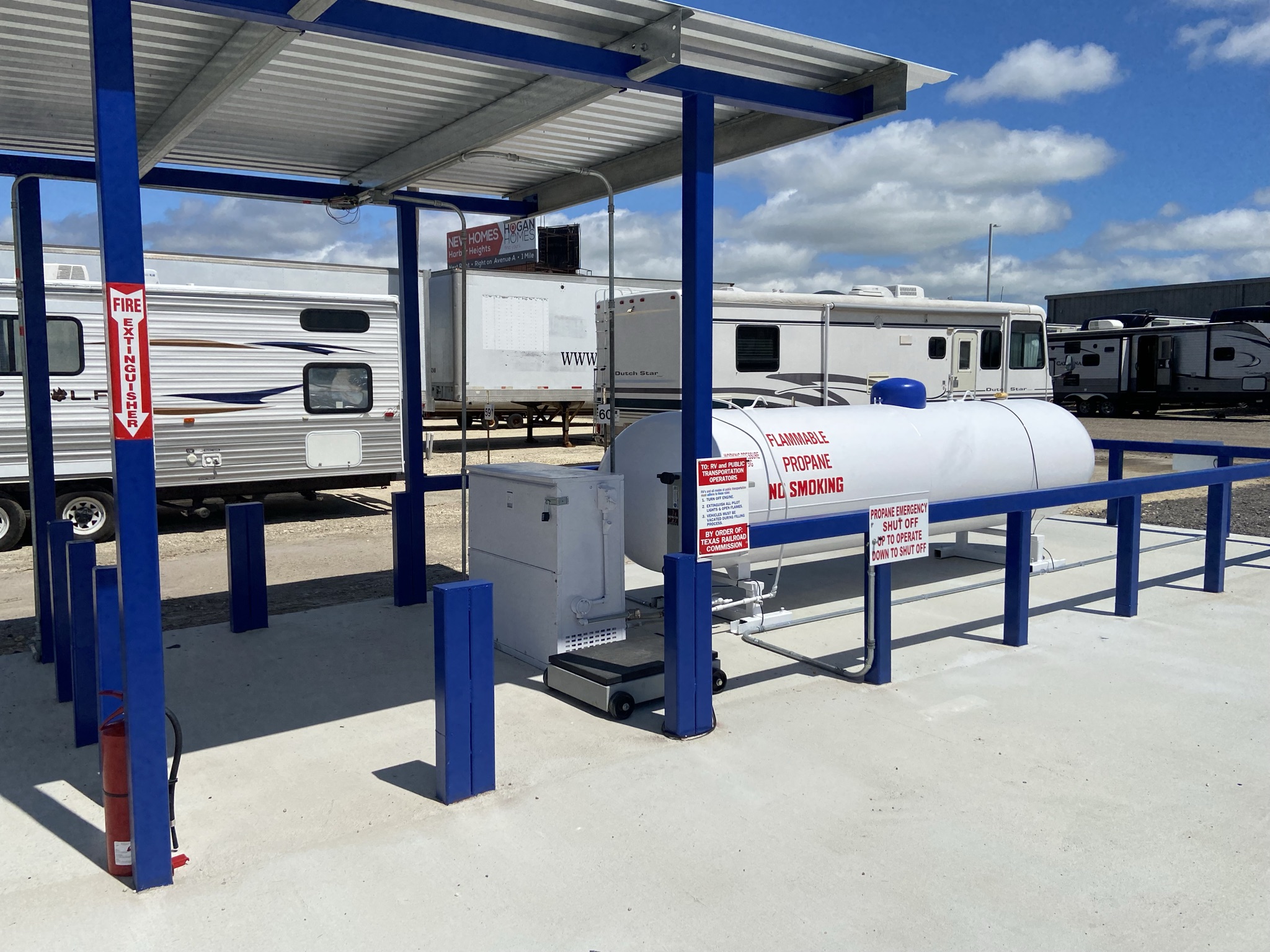 Propane Filling Station in Aransas Pass